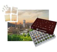 puzzleYOU : Calendrier de l'Avent | « Soirée au-Dessus de la cathédrale Santa Maria Del Fiore, Florence, Italie »