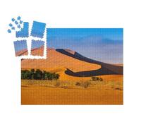 puzzleYOU : Calendrier de l'Avent | « Soleil d'après-midi au-Dessus d'une Dune dans Le désert, Namibie »