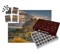 puzzleYOU : Calendrier de l'Avent | « Spectacle Naturel à l'église du Bon Berger, Nouvelle-Zélande »