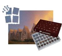 puzzleYOU : Calendrier de l'Avent | « Spectaculaire Coucher de Soleil dans Le Ciel de Dunkerque, France »