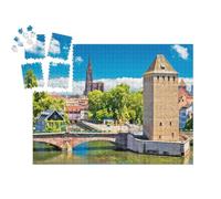 puzzleYOU : Calendrier de l'Avent | « Strasbourg Barrage Vauban Vue fluviale et architecturale, Région Alsace, France »
