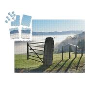 puzzleYOU : Calendrier de l'Avent | « sur la Montagne boisée du Pays Basque se Trouve Une Ferme avec Un pâturage verdoyant. »