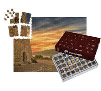 puzzleYOU : Calendrier de l'Avent | « Tour de Sal Rossa au Lever du Soleil à Ibiza, Espagne »