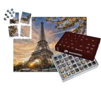 puzzleYOU : Calendrier de l'Avent | « Tour Eiffel avec Arbre du Printemps, Paris, France »