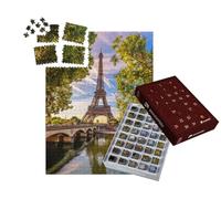puzzleYOU : Calendrier de l'Avent | « Tour Eiffel et fleuve Seine, emblème de Paris, France »