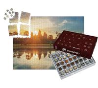 puzzleYOU : Calendrier de l'Avent | « Tours de l'ancien Temple d'Angkor Wat au Cambodge »