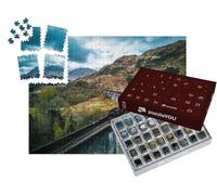 puzzleYOU : Calendrier de l'Avent | « Train à Vapeur sur Le célèbre viaduc de Glenfinnan, Écosse »
