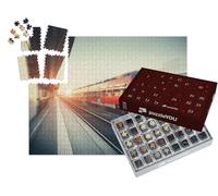 puzzleYOU : Calendrier de l'Avent | « Train au Passage de la Gare »