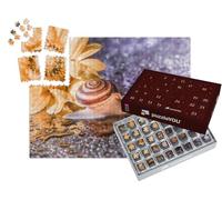 puzzleYOU : Calendrier de l'Avent | « Un Petit Escargot Parmi Les Gouttes de Pluie »