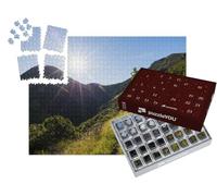 puzzleYOU : Calendrier de l'Avent | « Un Soleil radieux sur Le Sentier du Ranc de Banes, près de Sumène, dans Le sud des Cévennes »