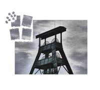 puzzleYOU : Calendrier de l'Avent | « Vieille Tour d'extraction dans la Ruhr, Noir et Blanc »