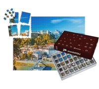 puzzleYOU : Calendrier de l'Avent | « Vieille Ville de Salzbourg et forteresse de Hohensalzburg, Autriche »
