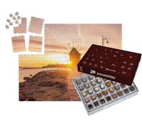 puzzleYOU : Calendrier de l'Avent | « Vieux Moulin à Vent au Lever du Soleil, Nesseba, Bulgarie »