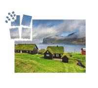 puzzleYOU : Calendrier de l'Avent | « Village de Mikladalur sur Les îles Féroé au Danemark »