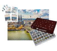puzzleYOU : Calendrier de l'Avent | « Vue aérienne de Cologne, Allemagne »