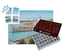 puzzleYOU : Calendrier de l'Avent | « Vue aérienne de la basilique Santa Maria Della Salute à Venise,Italie »