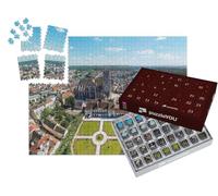puzzleYOU : Calendrier de l'Avent | « Vue aérienne des Jardins du Palais épiscopal et de la cathédrale Saint-Étienne de Meaux »