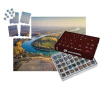 puzzleYOU : Calendrier de l'Avent | « Vue aérienne des rives du Danube, Dobrogea, Roumanie »