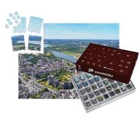puzzleYOU : Calendrier de l'Avent | « Vue aérienne du château des ducs D'Anjou dans la Ville d'Angers, Maine et Loire, France »