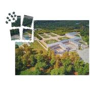 puzzleYOU : Calendrier de l'Avent | « Vue aérienne du château du Grand Trianon dans Les Jardins de Versailles près de Paris, France »