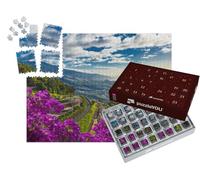 puzzleYOU : Calendrier de l'Avent | « Vue aérienne du Point Le Plus Haut : Cabo Girao, île de Madère, Portugal »