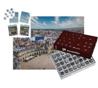 puzzleYOU : Calendrier de l'Avent | « Vue de la Ville de Dijon, Place de la Libération, Dijon, France, Europe »