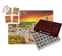 puzzleYOU : Calendrier de l'Avent | « Vue de Lviv : Centre-Ville et Centre, Ukraine »