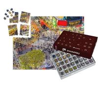puzzleYOU : Calendrier de l'Avent | « Vue du Carrefour de Shibuya, l'un des passages piétons Les Plus fréquentés au Monde, Tokyo, Japon »
