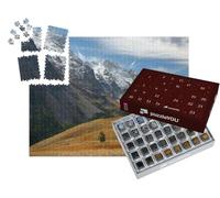 puzzleYOU : Calendrier de l'Avent | « Vue générale de la Pointe de la Meije dans Le Parc National des Ecrins, vallée de la Romanche, Hautes Alpes »