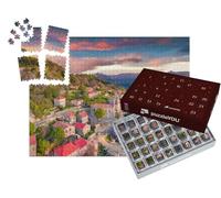 puzzleYOU : Calendrier de l'Avent | « Vue matinale de l'île de Corse, France, Europe »