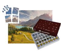 puzzleYOU : Calendrier de l'Avent | « Vue matinale du lac de Roselend - Auvergne-Rhône-Alpes »