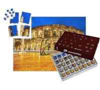 puzzleYOU : Calendrier de l'Avent | « Vue Nocturne des célèbres arènes, Vérone, Italie »