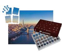 puzzleYOU : Calendrier de l'Avent | « Vue panoramique aérienne de Londres et de la Tamise, Angleterre »