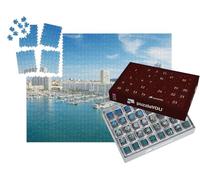 puzzleYOU : Calendrier de l'Avent | « Vue panoramique sur Le Port de Toulon, France. »