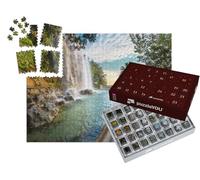 puzzleYOU : Calendrier de l'Avent | « Vue sur la Cascade de la Colline du château à Nice. Côte d'Azur, France »