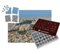 puzzleYOU : Calendrier de l'Avent | « Vue sur la Ville et l'Acropole à Athènes, Grèce »