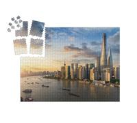 puzzleYOU : Calendrier de l'Avent | « Vue sur Le fleuve Huangpu et la Ligne d'horizon de Shanghai »