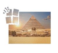 puzzleYOU : Calendrier de l'Avent | « Vue sur Le Sphinx et la Pyramide, Égypte »