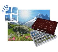 puzzleYOU : Calendrier de l'Avent | « Vue sur Les Alpes savoyardes - Europe »