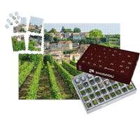 puzzleYOU : Calendrier de l'Avent | « Vue sur Les vignobles du Village de Saint Emilion dans la région de Bordeaux, France »