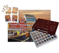 puzzleYOU : Calendrier de l'Avent | « Yachts et Maisons colorées sur Le Front de mer à Nyhavn »