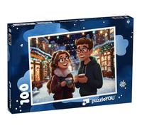 puzzleYOU : Puzzle de 100 pièces « avec du Cacao à Travers Le marché de Noël »