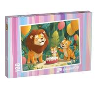 puzzleYOU : Puzzle de 100 pièces « C’est l’Anniversaire d’Un Petit Tigre »