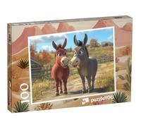 puzzleYOU : Puzzle de 100 pièces « Excursion à Dos d’âne à la Ferme »