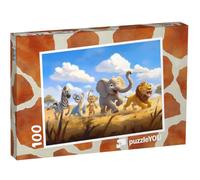 puzzleYOU : Puzzle de 100 pièces « Héros du Safari Animalier »