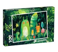 puzzleYOU : Puzzle de 100 pièces « Il bruisse dans Les sous-Bois »