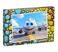 puzzleYOU : Puzzle de 100 pièces « L’Avion de Ligne Amical »
