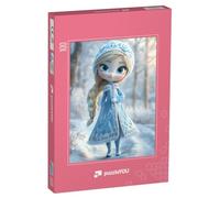 puzzleYOU : Puzzle de 100 pièces « La Princesse Nevara rêve de la Lune de Cristal »