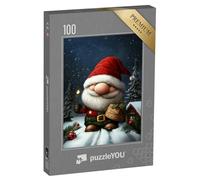 puzzleYOU : Puzzle de 100 pièces « La Procession des Gnomes à Travers Le Village »
