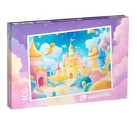 puzzleYOU : Puzzle de 100 pièces « Le château enchanté au Pays des Contes de fées »